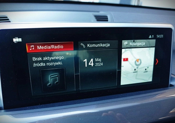 BMW X1 cena 119900 przebieg: 95936, rok produkcji 2019 z Kraków małe 497